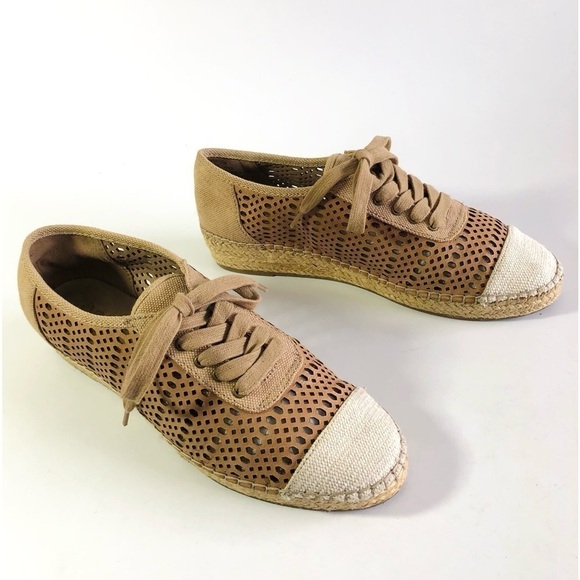 Bella Vita Clementine Perforated Espadrille Sneakers - Picture 3 of 16